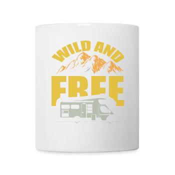 Wild and Free Motorhome Adventure - Mug - white - Front