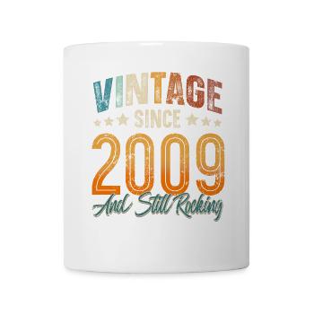 2009 Geburtsjahr Geburtstag Baujahr Vintage - Tasse - Weiß - Vorne