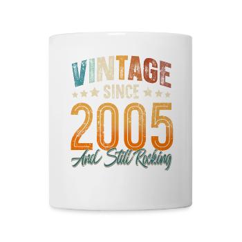 2005 Année de naissance Anniversaire Année de construction Millésime - Mug blanc - blanc - Devant