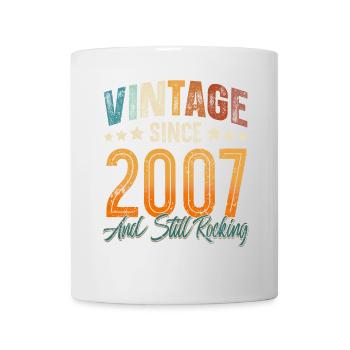 2007 Année de naissance Anniversaire Année de construction Millésime - Mug blanc - blanc - Devant