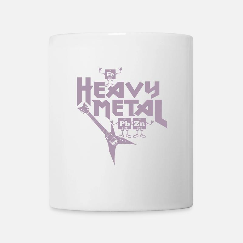 Heavy Metal Drôle - Mug blanc - blanc