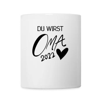 Oma 2022 - Werdende Oma 2022 - Tasse - Weiß - Vorne