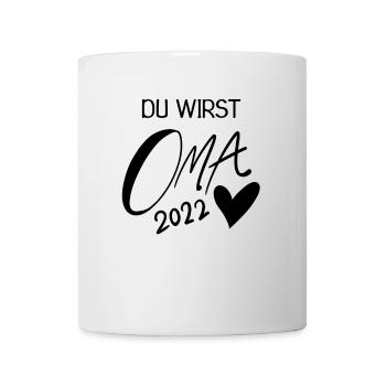 Oma 2022 - Werdende Oma 2022 - Tasse - Weiß - Vorne