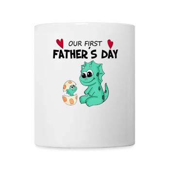 Vatertag - erster Vatertag Geschenk - Tasse - Weiß - Vorne