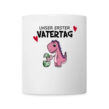 Vatertag - erster Vatertag Geschenk - Tasse - Weiß - Vorne