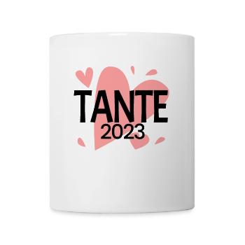 Tante 2023 - Werdende Tante - Tante werden - Tasse - Weiß - Vorne