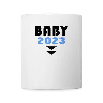 Bébé 2023 Garçon - Mug blanc - blanc - Devant