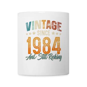 1984 Année de naissance Anniversaire Année de construction Millésime - Mug blanc - blanc - Devant