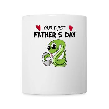 Father's Day Gift - Our First Father's Day - Mug - white - Front