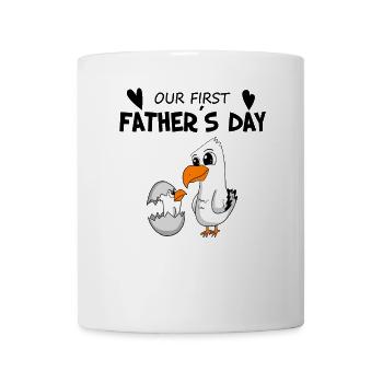Father's Day Gift - Our First Father's Day - Mug - white - Front