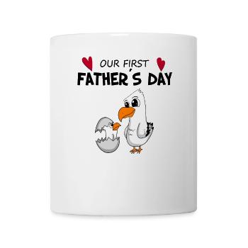 Father's Day Gift - Our First Father's Day - Mug - white - Front
