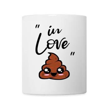 kawaii poop - Tasse - Weiß - Vorne