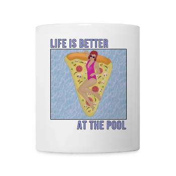 Life is Better At The Pool - Mug - white - Front