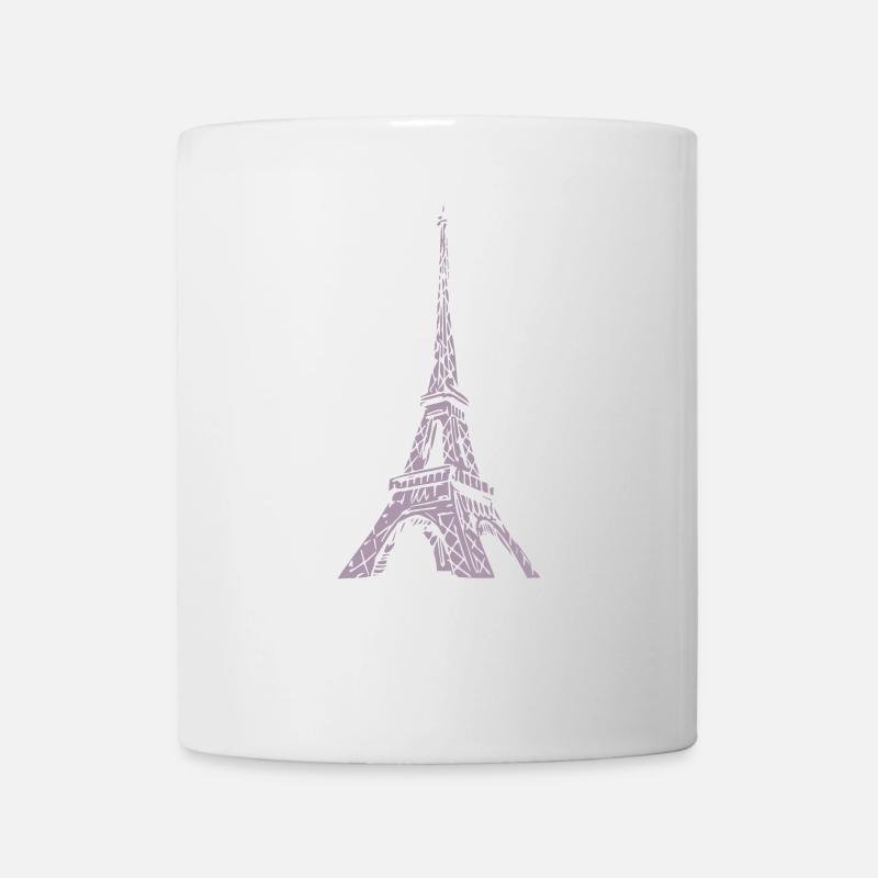 Tour Eiffel de Paris - Mug blanc - blanc