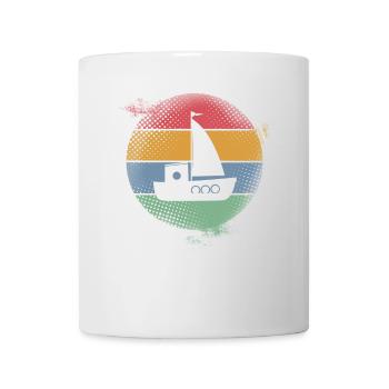 Segelboot Segler Segeln Kinder Motiv - Tasse - Weiß - Vorne