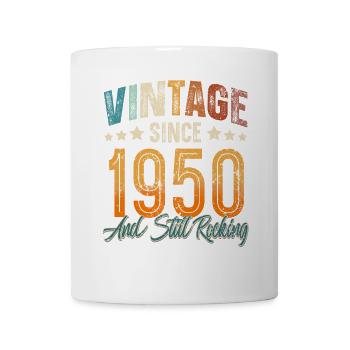 1950 Année de naissance Anniversaire Année de construction Millésime - Mug blanc - blanc - Devant