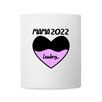 Mama 2022 - Werdende Mutter 2022 loading - Tasse - Weiß - Vorne