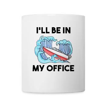 Capitaine de bateau Bateau à moteur Permis de bateau - Mug blanc - blanc - Devant