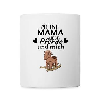 Baby Pferd Reiten Spruch - Tasse - Weiß - Vorne