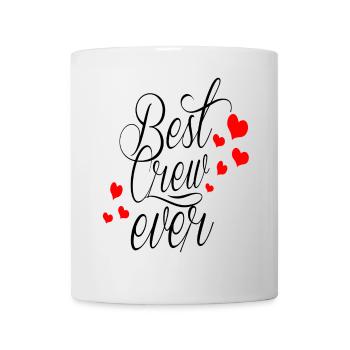 BEST CREW EVER - Tasse - Weiß - Vorne