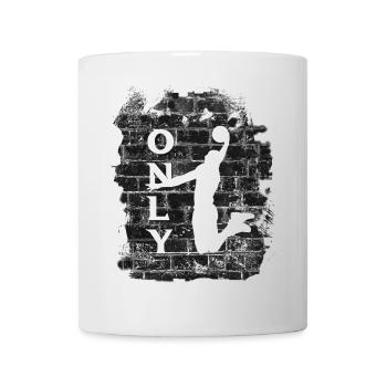 BASKET-BALL - Mug blanc - blanc - Devant
