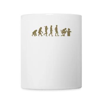 Évolution de Gamer Gambler Nerd Geek Progamer - Mug blanc - blanc - Devant