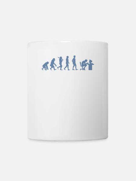 Evolution of Gamer Gambler Nerd Geek Progamer - Mug - white