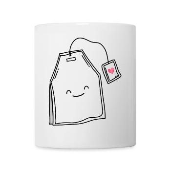 Tea lover tea smile - Mug - white - Front