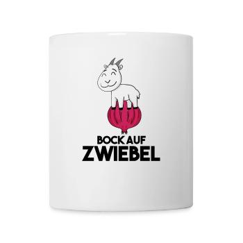 Zwiebel Ziege Ziegenbock - Tasse - Weiß - Vorne