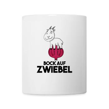 Zwiebel Ziege Ziegenbock - Tasse - Weiß - Vorne