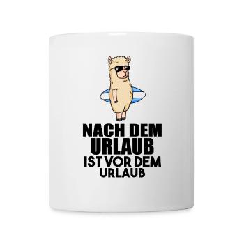 Strandraub Urlaub Reise Strand Urlaubsziel - Tasse - Weiß - Vorne