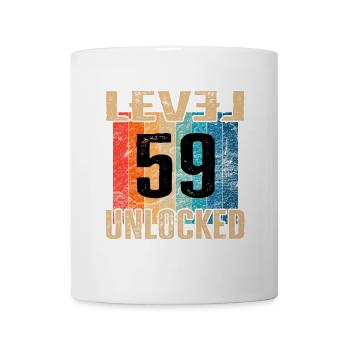 Anniversaire Joyeux anniversaire Niveau débloqué 59 ans - Mug blanc - blanc - Devant