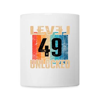 Birthday Happy Birthday Level Unlocked 49 years - Mug - white - Front