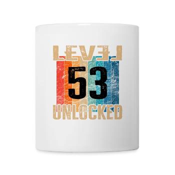 Birthday Happy Birthday Level Unlocked 53 years - Mug - white - Front