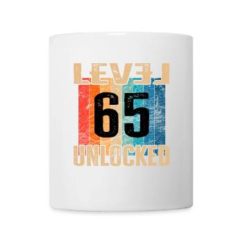 Birthday Happy Birthday Level Unlocked 65 years - Mug - white - Front