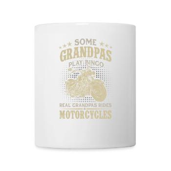 Some Grandpas Play Bingo Real Ride Motorcycle - Tasse - Weiß - Vorne