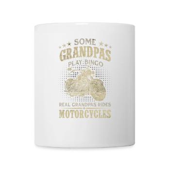 Some Grandpas Play Bingo Real Ride Motorcycle - Tasse - Weiß - Vorne