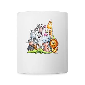 Together Is Better I Tierhaufen I Tiere I Zoo - Mug - white - Front