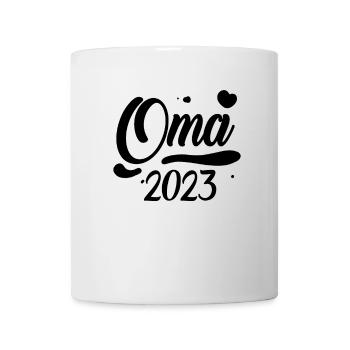 Oma 2023 - Werdende Oma 2023 - Tasse - Weiß - Vorne