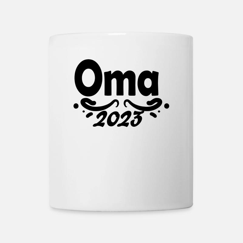 Oma 2023 - Werdende Oma 2023 - Tasse - Weiß