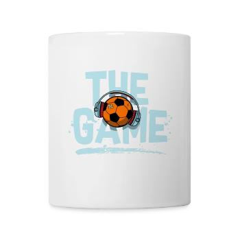 Game Beats: Fußball mit Kopfhörern - Tasse - Weiß - Vorne