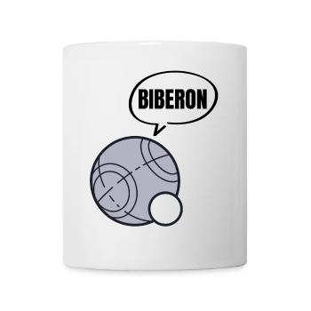 pétanque, fan de pétanque, bouliste - Mug blanc - blanc - Devant