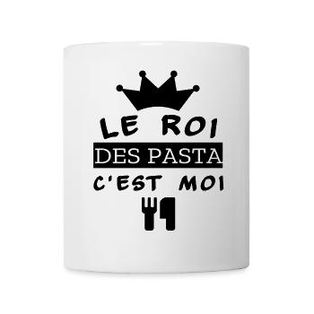 Le Roi Des Pasta C'est Moi - Mug blanc - blanc - Devant