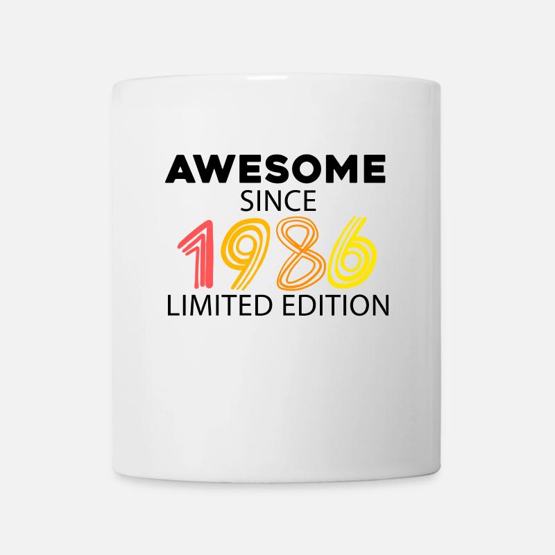 tastic depuis 1986 - né en 1986 - Mug blanc - blanc