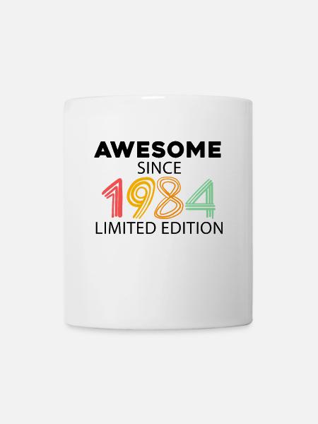 Fantastique depuis 1984 - né en 1984 - Mug blanc - blanc