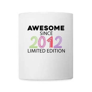 Fantastisch seit 2012 - Jahrgang 2012 - Tasse - Weiß - Vorne