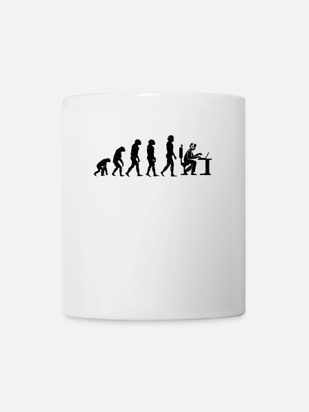 Evolution of Gamer Zocker Nerd Geek Progamer - Tasse - Weiß