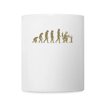 Évolution de Gamer Gambler Nerd Geek Progamer - Mug blanc - blanc - Devant
