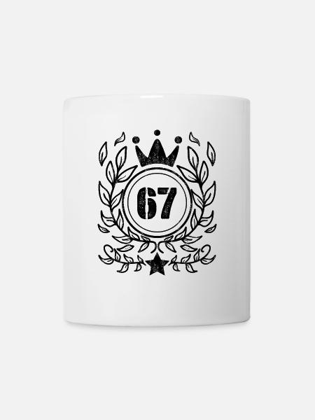 67 - Jahrgang Jahr Geburtsjahr 1967 - Tasse - Weiß