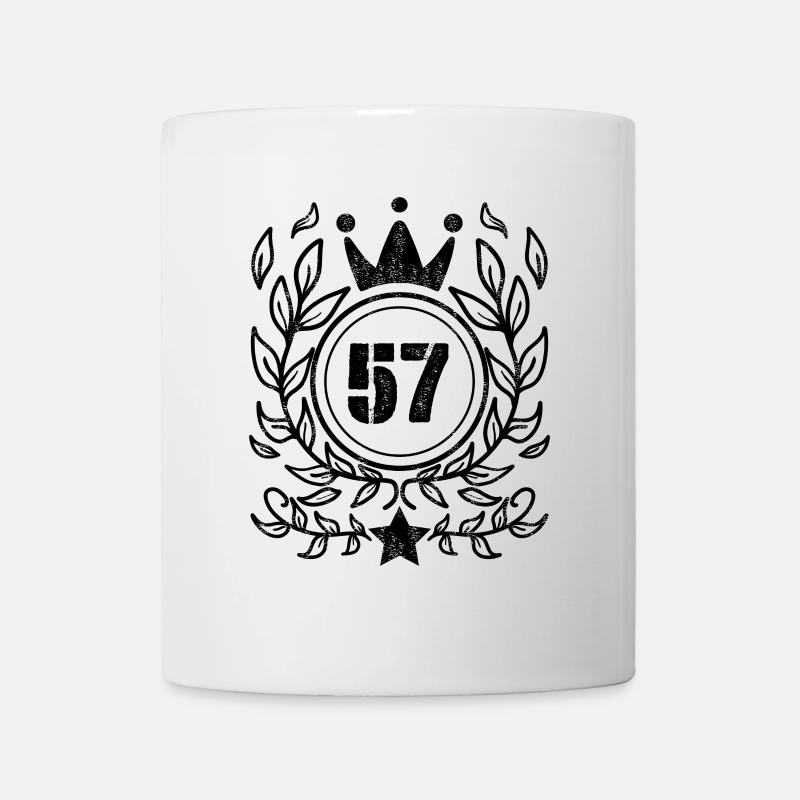 57 - Année de naissance Année de naissance 1957 - Mug blanc - blanc